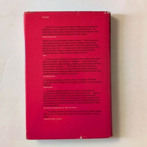 Pilot Error: A Professional Study of Contributory Factors - 1976 - Picture 3 of 16